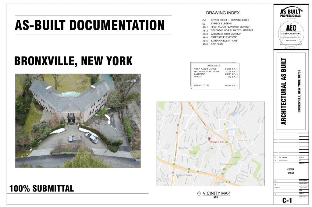 As Built Drawings - Bronxville New York